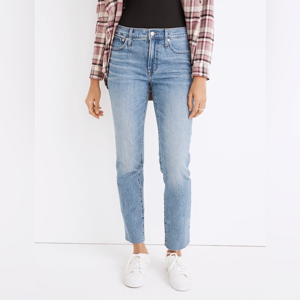 Madewell midrise perfect vintage light wash jeans 27